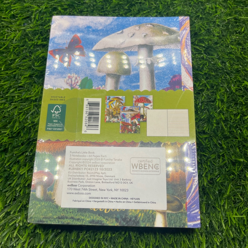 Mushroom Little Books - Set of 3 Notebooks, Nature Themed Journals, NWT - Picture 7 of 7